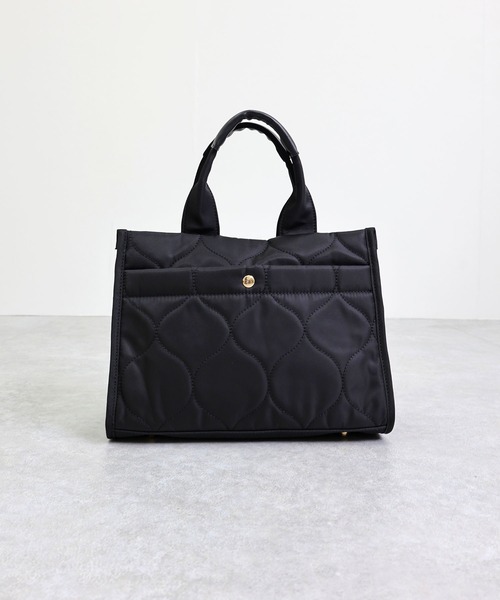 希少✨モンクレール ターンロック レザー キルティング 2way トートバッグ MONCLER (モンクレール) 2WAY キルティング ミニ トートバッグ