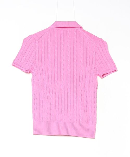 POLO RALPH LAUREN ケーブルカーディガン ショート丈 POLO RALPH LAUREN カーディガン ケーブル コットン ショート