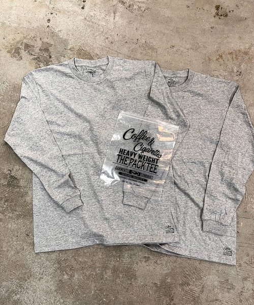 「Coffee & Cigarettes」 長(zhǎng)袖Tシャツ LARGE ホワイト メンズ