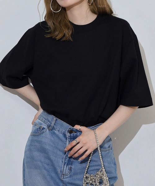 MN+LA tシャツ MN+LA Short Sleeve Tee 無地 TEE オーバーサイズT 