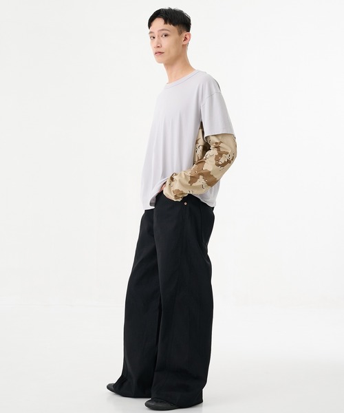 NVRFRGT（ネヴァーフォーゲット） tシャツ 「NVRFRGT」別注 PANELED