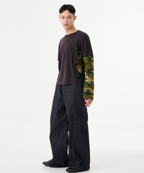 NVRFRGT（ネヴァーフォーゲット） tシャツ 「NVRFRGT」別注 PANELED