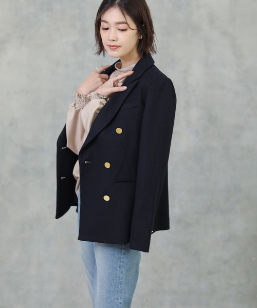「Gready Brilliant」 「AuieF」長袖ブラウス 38 モカ レディース_画像2