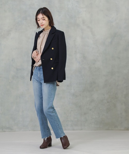 「Gready Brilliant」 「AuieF」長袖ブラウス 38 モカ レディース_画像7