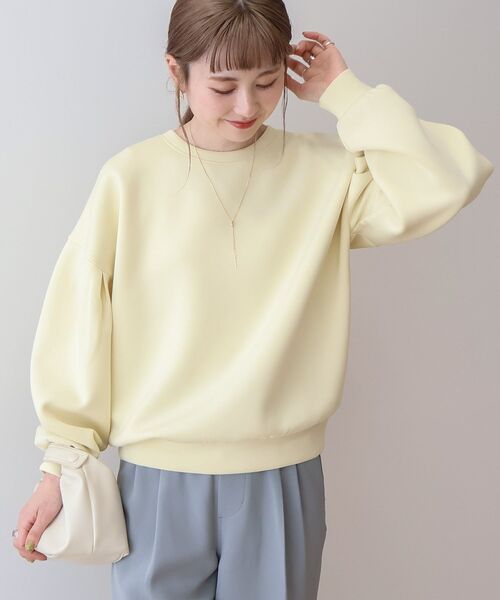 「AMERICAN HOLIC」 長袖カットソー M オフホワイト レディース