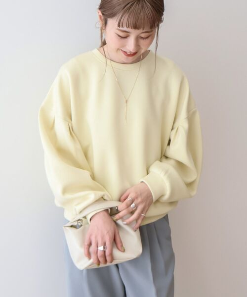 「AMERICAN HOLIC」 長袖カットソー M オフホワイト レディース