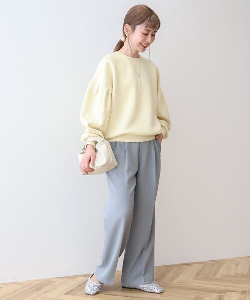 「AMERICAN HOLIC」 長袖カットソー M オフホワイト レディース