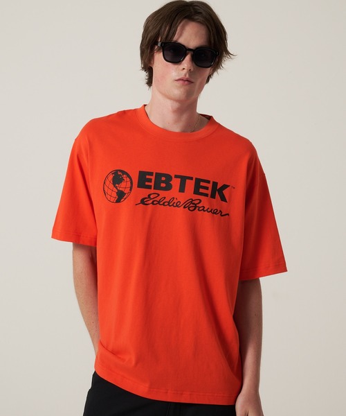 Eddie Bauer（エディーバウアー） tシャツ EBTEK ロゴTシャツ メンズ