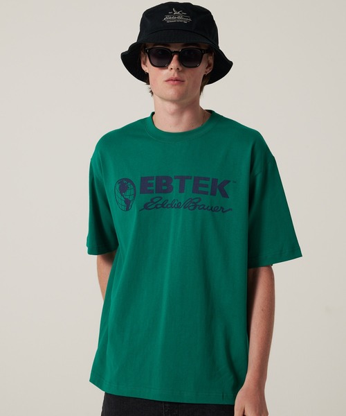 Eddie Bauer（エディーバウアー） tシャツ EBTEK ロゴTシャツ メンズ