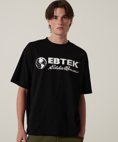 Eddie Bauer（エディーバウアー） tシャツ EBTEK ロゴTシャツ メンズ