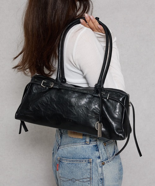 Ungrid（アングリッド） ボストンバッグ ヴィンテージ マテリアル