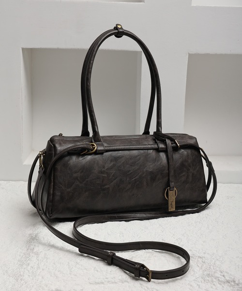 Ungrid（アングリッド） ボストンバッグ ヴィンテージ マテリアル