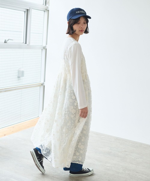 bulle de savon（ビュルデサボン） ワンピース 「early spring」踊るは