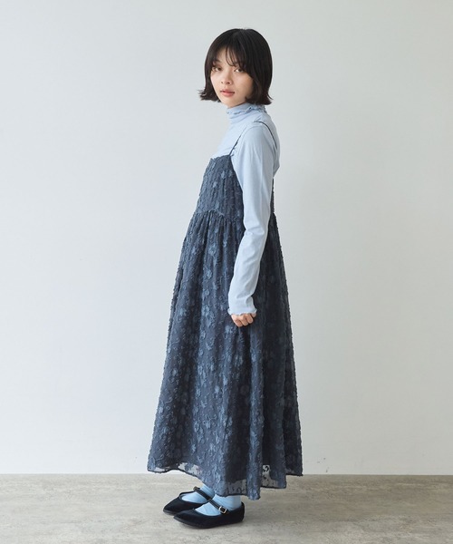 bulle de savon（ビュルデサボン） ワンピース 「early spring」踊るは