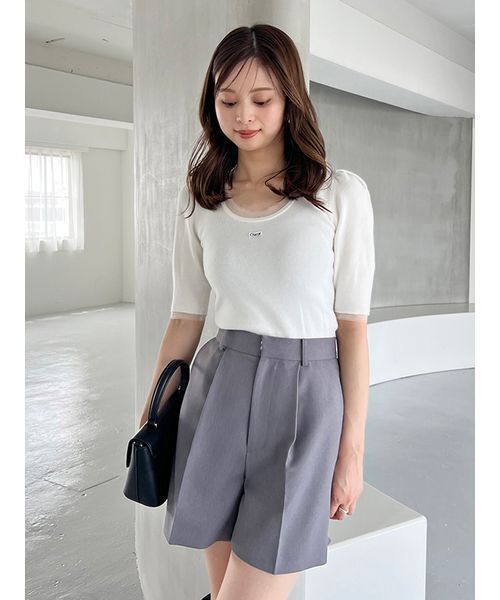 SNIDEL（スナイデル） ニット セーター 「Chacott」リブニットプル