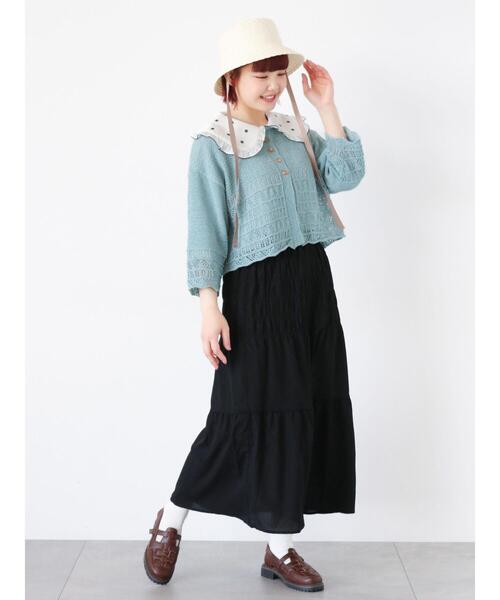 「ehka sopo」 フラットサンダル L ブラウン レディース_画像3