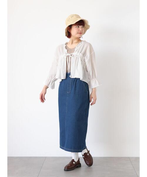 「ehka sopo」 フラットサンダル L ブラウン レディース_画像5