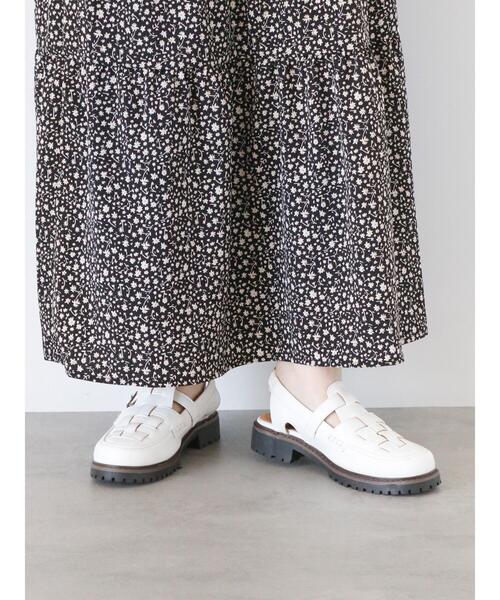 「ehka sopo」 フラットサンダル L ブラウン レディース_画像8