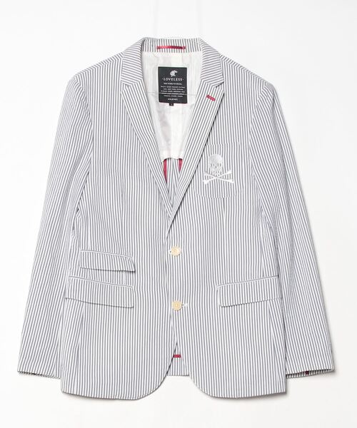 LOVELESS（ラブレス） テーラードジャケット SMALL ブルー メンズ