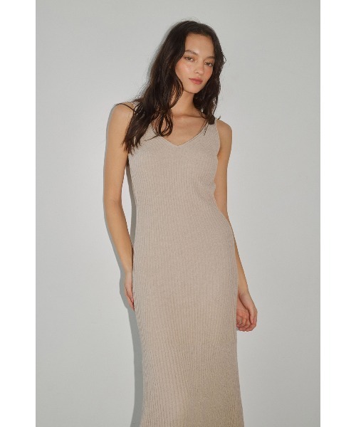 ALEXIA STAM（アリシアスタン） ワンピース Rib Knit Flare Dress