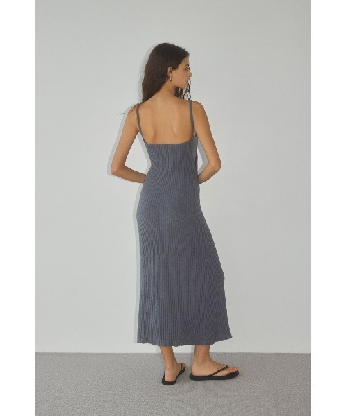 ALEXIA STAM（アリシアスタン） ワンピース Rib Knit Flare Dress