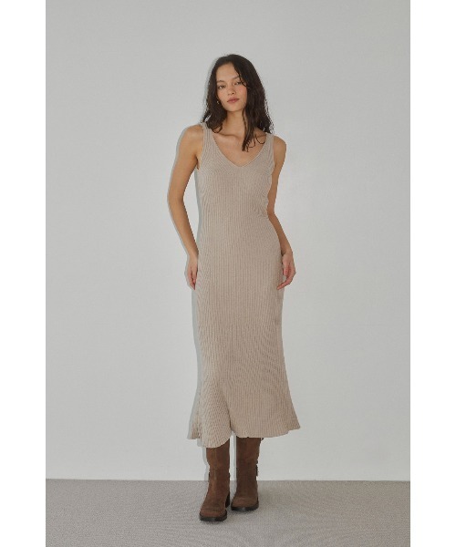 ALEXIASTAM アリシアスタン　ニットワンピース ALEXIA STAM（アリシアスタン） tシャツ Long Knit Dress /ニット