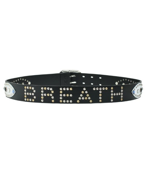 STYLISE ベルト 「BREATH / ブレス」STUDS LOGO BELT / ブラック