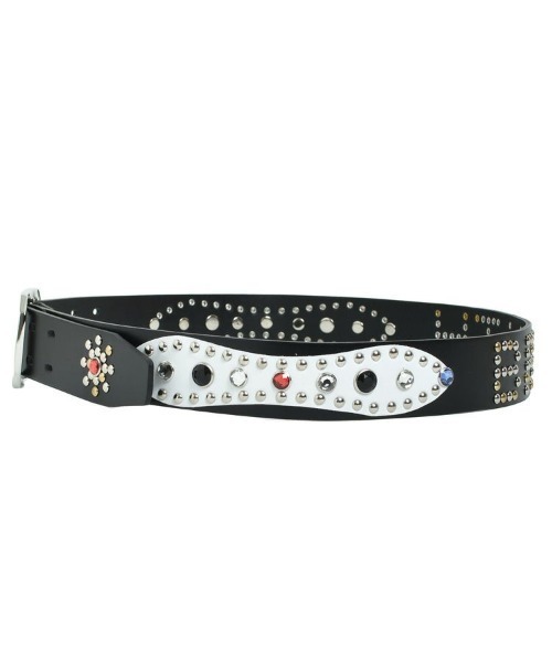 STYLISE ベルト 「BREATH / ブレス」STUDS LOGO BELT / ブラック