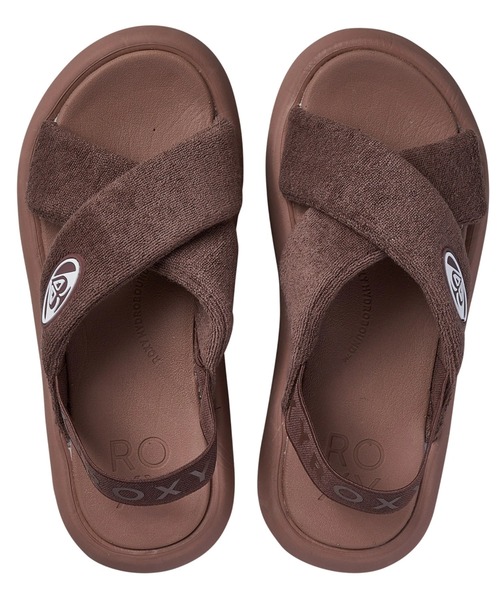 「ROXY」 フラットサンダル SMALL オレンジ レディース_画像5