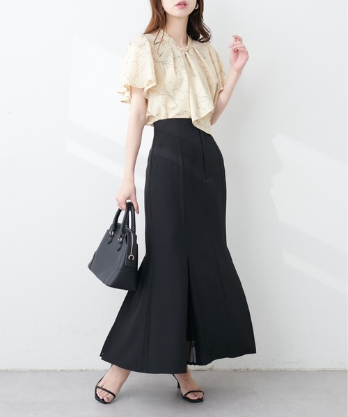 「natural couture」 半袖ブラウス FREE ピンクベージュ レディース_画像2