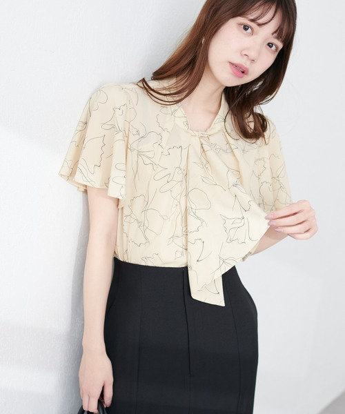 「natural couture」 半袖ブラウス FREE ピンクベージュ レディース_画像5