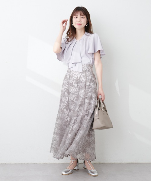 「natural couture」 半袖ブラウス FREE ピンクベージュ レディース_画像6