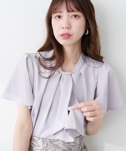 「natural couture」 半袖ブラウス FREE ピンクベージュ レディース_画像7