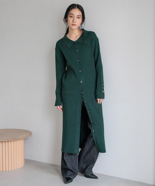 LOWRYS FARM（ローリーズファーム） ワンピース マエボタンエリニット