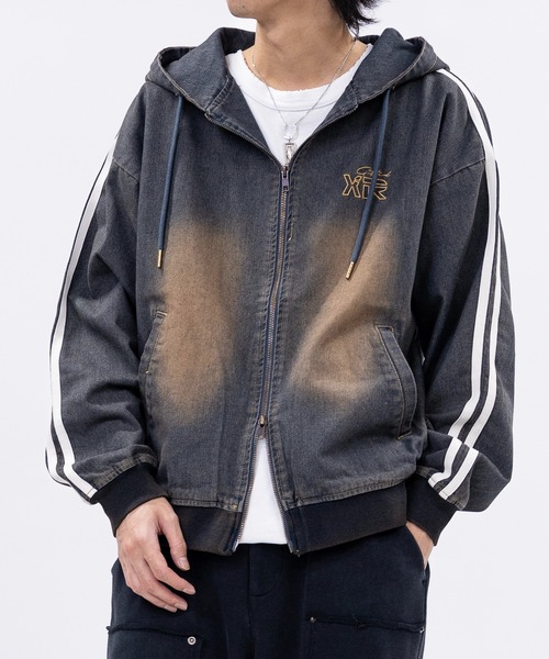 Jungle Storm（ジャングルストーム） パーカー 「13」ブラストデニム