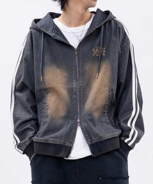 Jungle Storm（ジャングルストーム） パーカー 「13」ブラストデニム