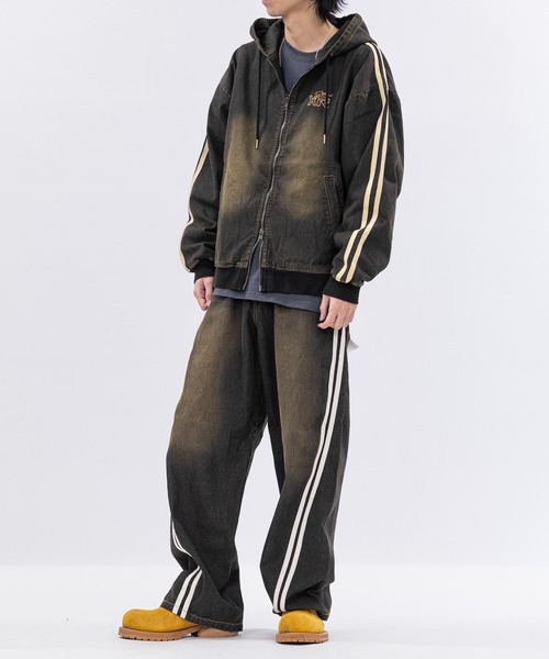 Jungle Storm（ジャングルストーム） パーカー 「13」ブラストデニム