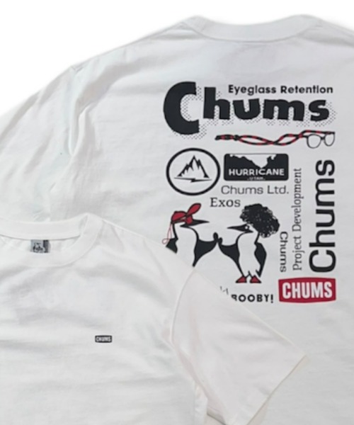 CHUMS（チャムス） 半袖Tシャツ L ホワイト メンズ : ZOZOTOWN Yahoo