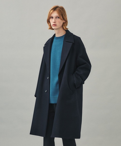 CITY ブラック ロングコート　チェスターコート CITY（シティ） チェスターコート 1 ブラック メンズ : ZOZOTOWN Yahoo