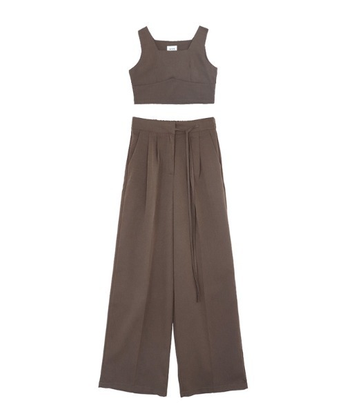 「ACYM」 セットアップ FREE ブラウン レディース_画像5