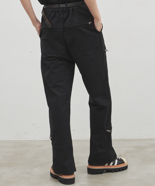 「AIVER」 パンツ SMALL グレイッシュブルー メンズ_画像7