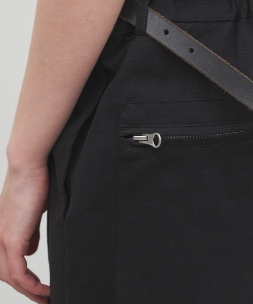 「AIVER」 パンツ SMALL グレイッシュブルー メンズ_画像9