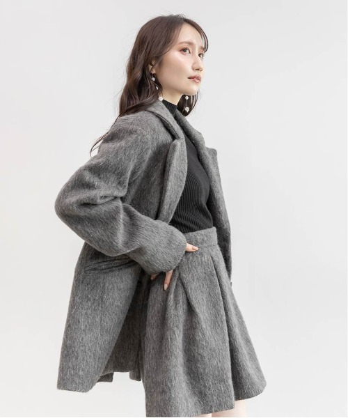 RANDA（ランダ） ジャケット テーラードジャケット ウールライク