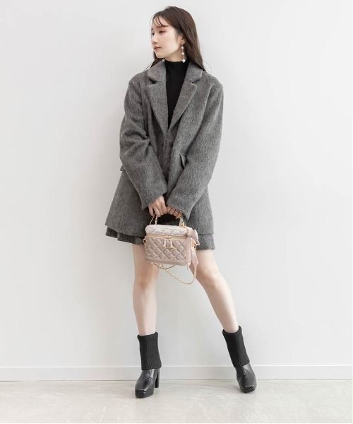 RANDA（ランダ） ジャケット テーラードジャケット ウールライク