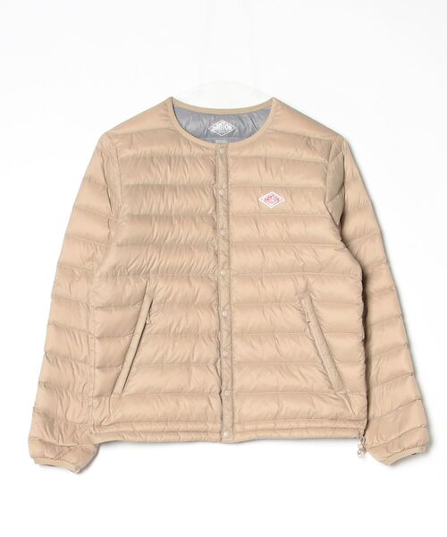 Danton（ダントン） ワンポイントダウンジャケット 34 ベージュ