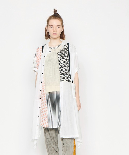 「gomme」 半袖ワンピース MEDIUM ブラック レディース_画像2