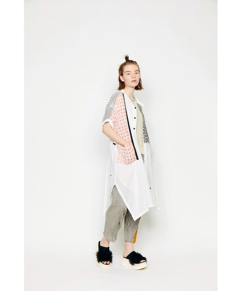 「gomme」 半袖ワンピース MEDIUM ブラック レディース_画像4