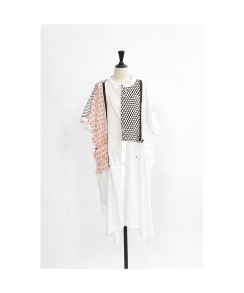 「gomme」 半袖ワンピース MEDIUM ブラック レディース_画像8