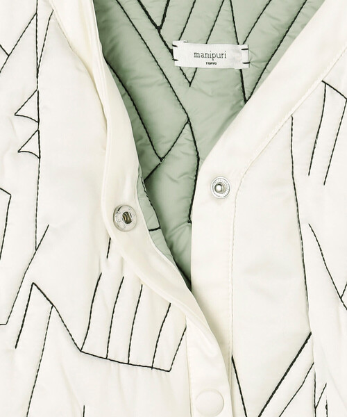 manipuri（マニプリ） ジャケット ノーカラージャケット