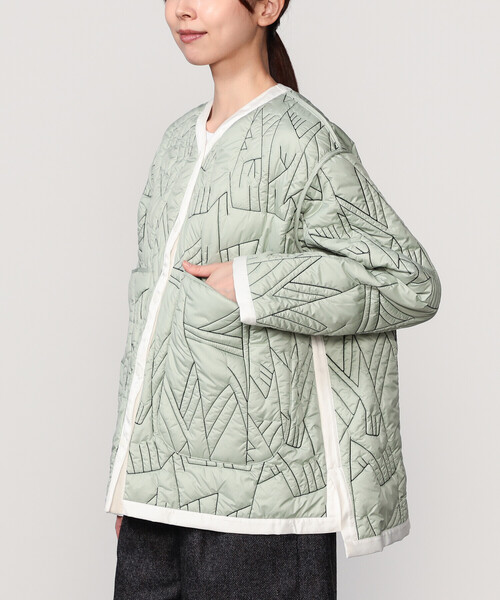 manipuri（マニプリ） ジャケット ノーカラージャケット